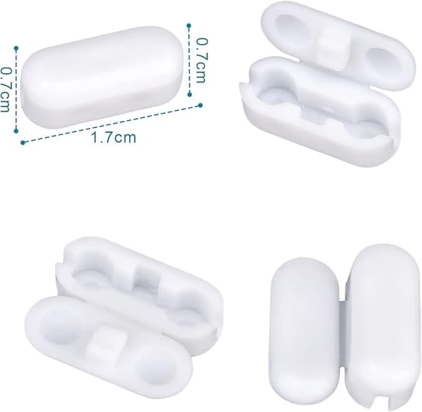 20 stk. plastlenkekoblinger, lenkekontakt, kulelenkeklips, tilbehør