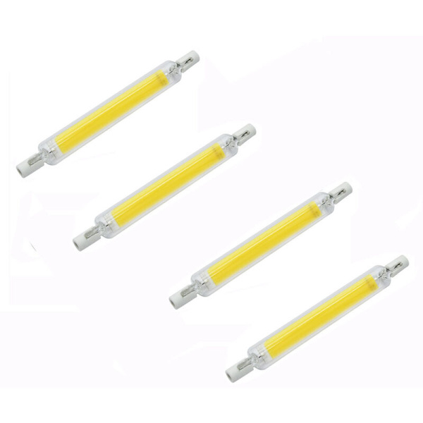 10W LED-pære 78mm dæmpbar, IC konstantstrømslyspærer uden stroboskop, varm