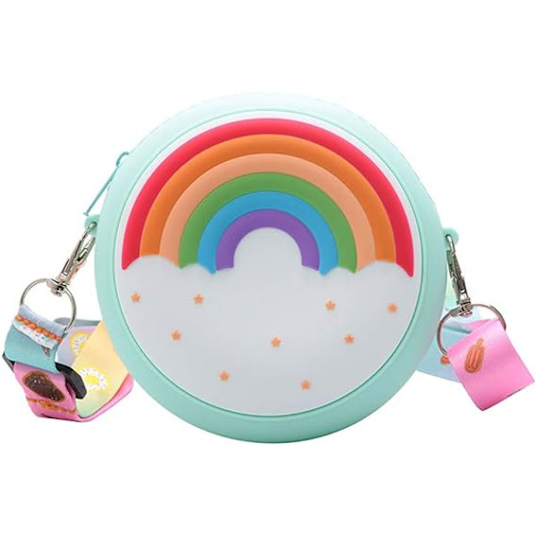 Little Bear Family Børnesilikoneposer Skuldertasker Lille Crossbody Taske Sød Fashion Pung