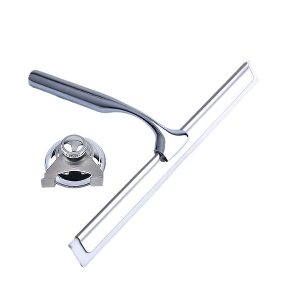 Bruse Squeegee Vindue Squeegee Husholdning Vand Rustfrit Stål 25.4x 16.5cm Rengøring Squeegee til Badeværelse Vindue