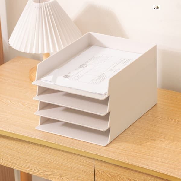 Plastik Organizer Tilbehør Organizer, Hvid