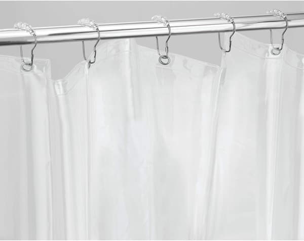 Duschdraperikrok, anti-scratch metall och plastring,