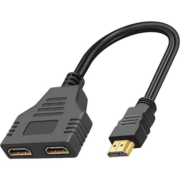 HDMI-jakaja, HDMI-uros - kaksi HDMI-naaras -jakajakaapeli, HDMI-uros -jakaja -sovitin, nopea Ultra HD HDMI -jakajakaapeli