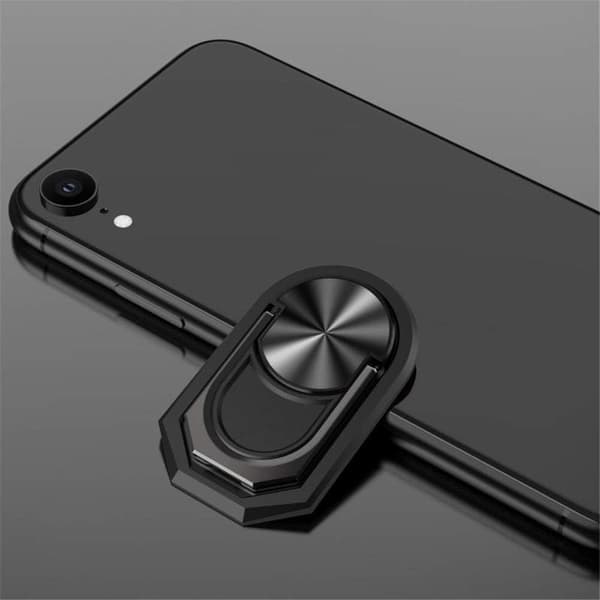 Pieces Mobiltelefon Ringholder, Telefon Ringholder Finger Ring Stativ til Smartphone Multifunktionel, Sort
