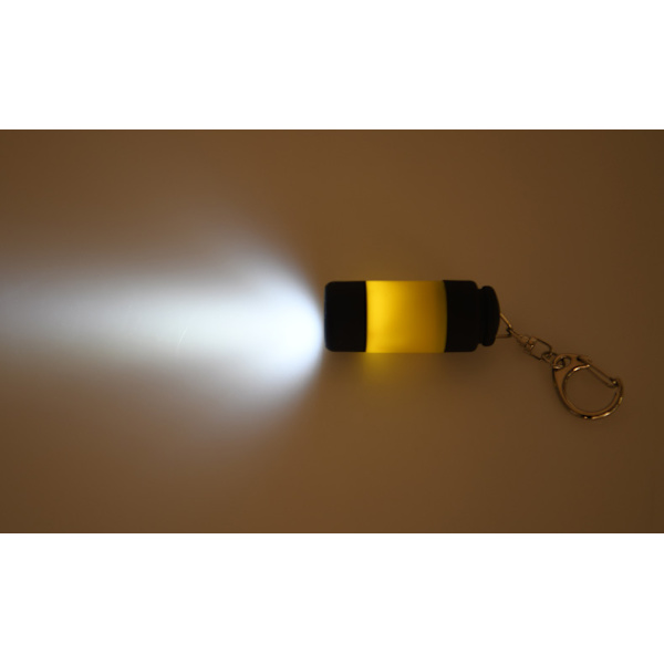 LED Mini Lommelygter, Super Lysstærk Lommelygte med Krog, Bedste Tac Lommelygte til Børn, USB-opladning, Natlæsning, Strømafbrydelser, Camping (2 Pak, Gul, Grå)