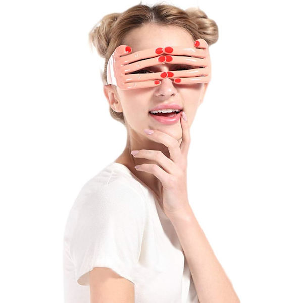 Nyhet Fingrar Forma Glasögon Fancy Ball Ögonmask, Unik Semester