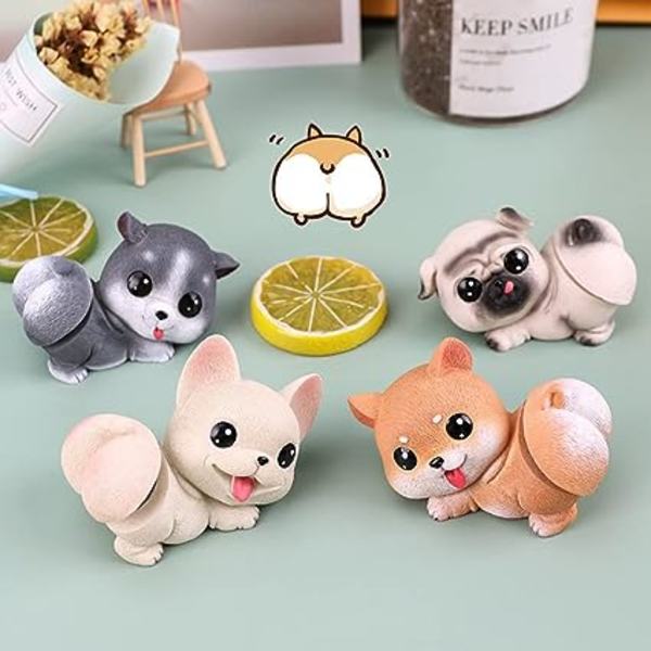 Bobble Head Bil Dashbord Dekorasjon Bobble Head Hund Dukke Leke Ani
