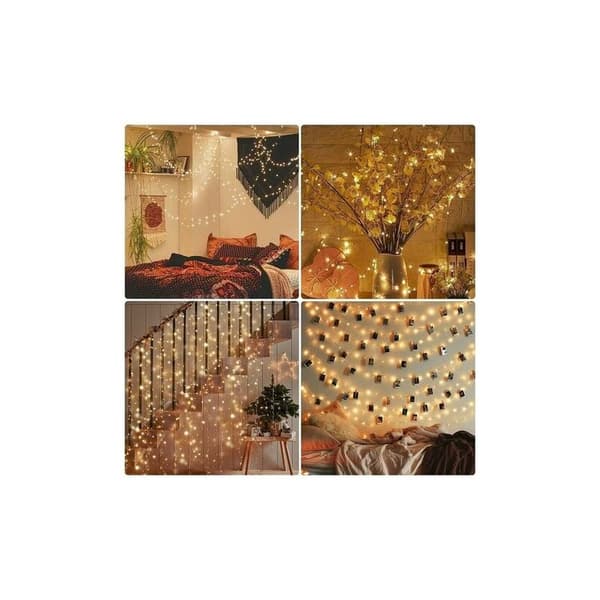 5 kpl:n LED-valosarja, 2M 20 LED IP633 LED-valosarja, LED-valosarja