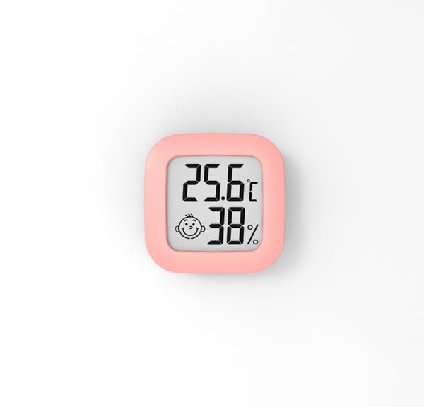 Sett med 3 stk. Mini Innendørs Termometer-Hygrometer, Nøyaktig Indikator