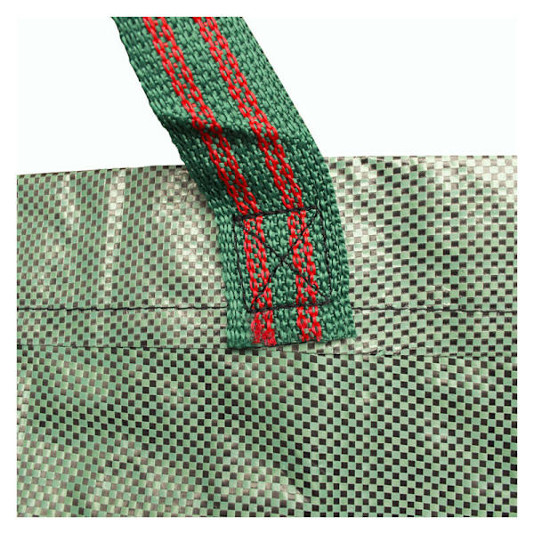 Havepose Sæk Solid Haveaffaldssæk - Fritstående og Sammenklappelig - Affaldssække til Haveaffald Grøn Plæne Løvskæring - Genanvendelig 45X76cm Grøn