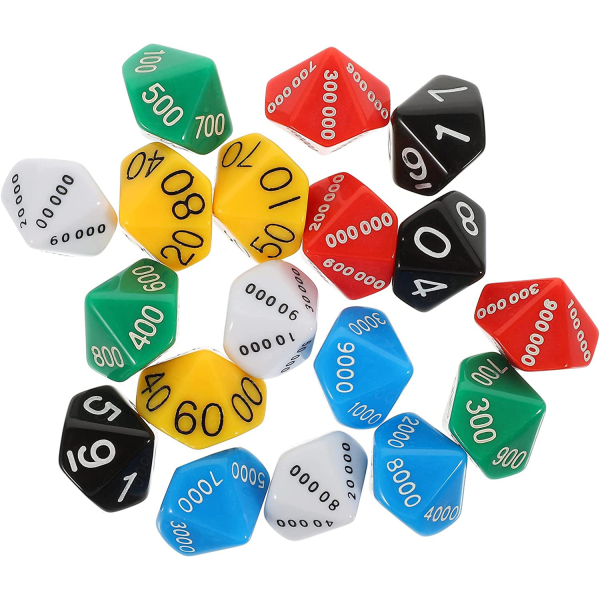 18-bitars tärningsspel med platsvärde