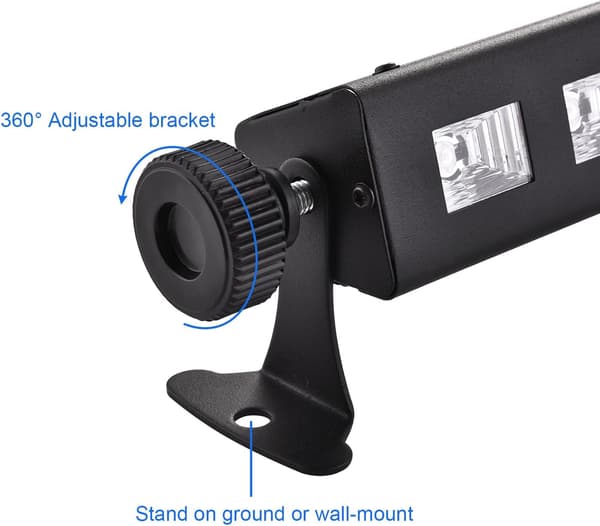 27W 9LED UV Lila Scenväggstvätt Ljus, 50cm