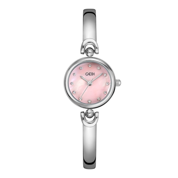 Kvinnor Bling Diamanter Roséguld Klockor Klänning Analog Vattentät Qu