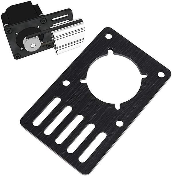 Motor monterings plade, 3d printer del, til Nema 23 anodiseret stepper