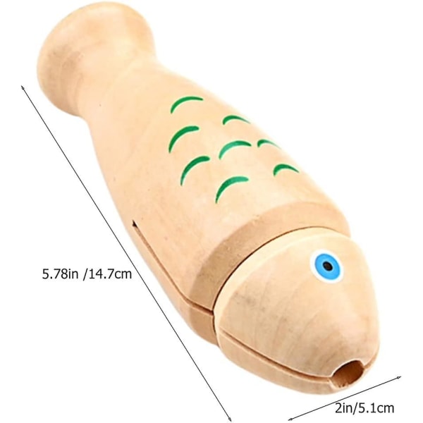 Lyömäsoitin Kalanmuotoiset Puiset Musiikki-instrumentit Lelut