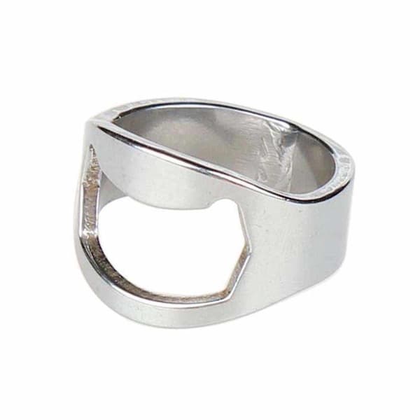 22mm Flasköppnare Ring Lätt Rostfritt Stål 2st