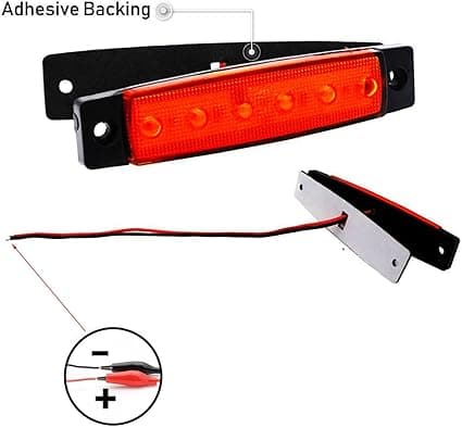 10 stk. LED-positionslys, 12V LED-positionslys, bagerste forreste blinklys