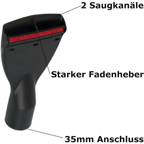 Støvsugermundstykke Pude Madrassmundstykke 35/32mm Polstring