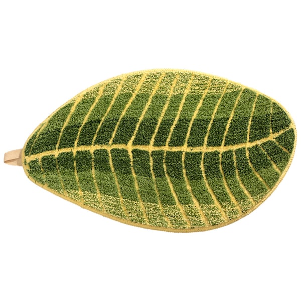 Leaf Shaped Non Slip Floor Mat for Entrance Living Room Bedroom Home Supplies