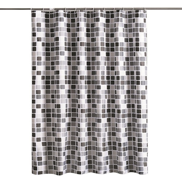 Anti-Mold Shower Curtain 200x200cm, Thickened Washable Fabric Shower Curtains with 12 Hooks, Waterproof Antibacterial Quick Drying, for Bathtub, Bath