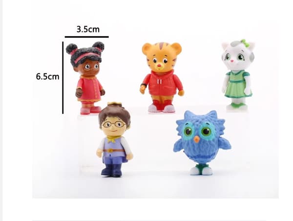 5 stk. Tiger-figurer