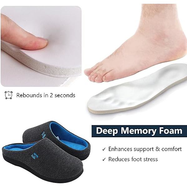 Herre Original Two-Tone Memory Foam Slipper