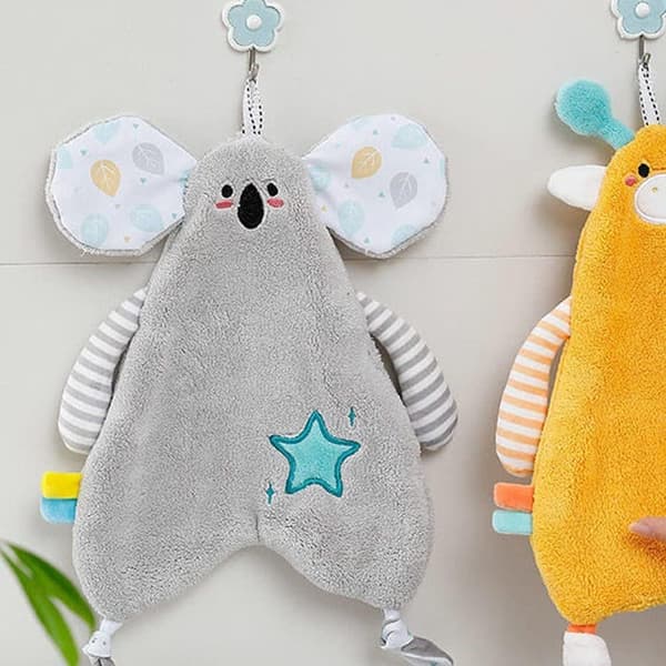Hängande handduk söt koalaform handduk snabb torkning handduk
