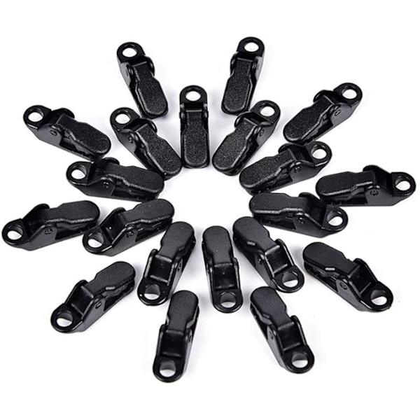 50 stk. plastclips for telt, presenningklips, markiseklips, tilbehør