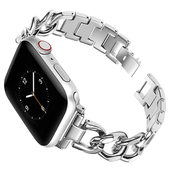 For Apple Single Row Denim Chain Watch Band Apple Watch7SE 6 5432