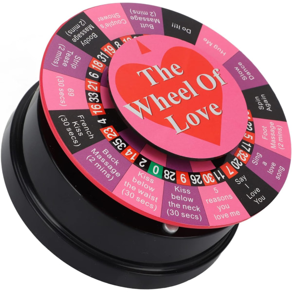 The Wheel of Love Game, Spinning Wheel The Wheel of Love Board, T