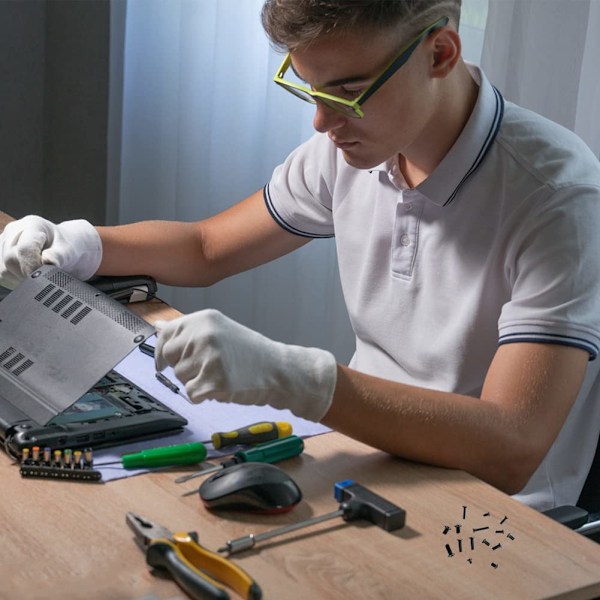 Dator skruvar, Mikroskruvar, Laptop skruvar, Mikro reparations skruvar, Mini laptop skruv kit med 10 storlekar, för laptop, moderkort, klocka