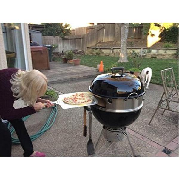 Grilltermometer for kullrøyker, 52 mm rustfritt stål pizzaovntermometer, BBQ reservedeler