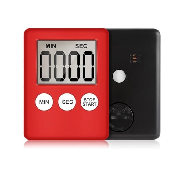 Digital Kök Timer Magnetisk Baksida, Matlagningstimer, Stor Display Hög Alarm Dubbel Timer för Matlagning Bakning