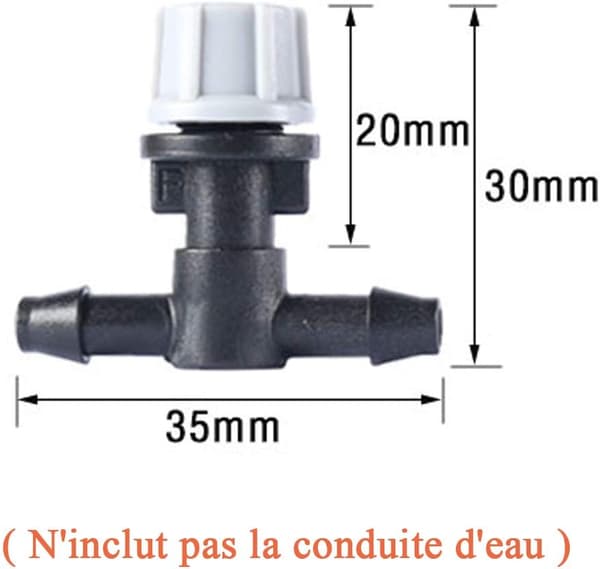 50PCS Automatisk droppbevattningssystem för trädgård + Micro + Tee H