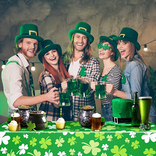 3 stk. St. Patricks marokkansk rektangulær dug vaskbar mikrofiber Mo