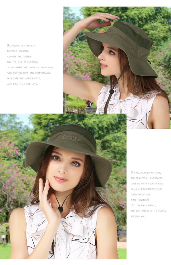 UPF 50 solhat – solbeskyttelseshat, fiskehat, jagthat