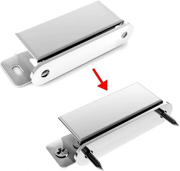 4 st magnetiska dörrmagneter i rostfritt stål, starka dörrmagneter