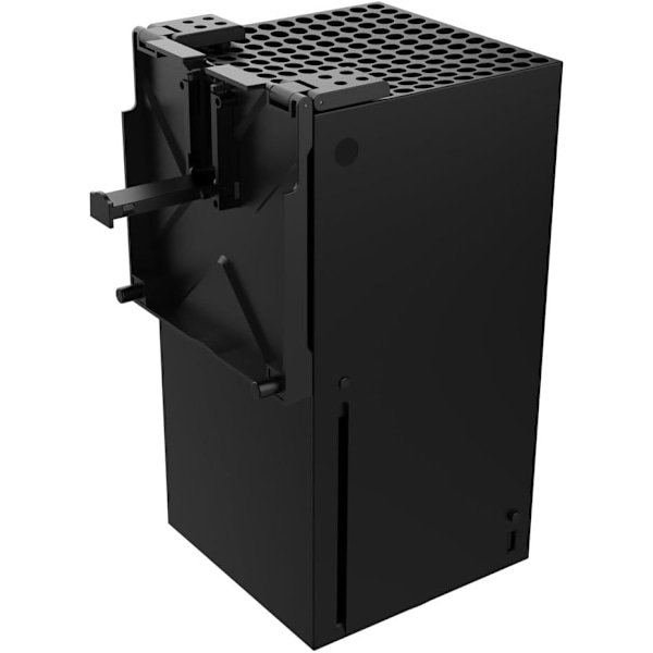 Pölysuoja Xbox Series X -konsolille, jossa pelikuuloketeline ja ohjainteline, pölysuojasuodatin huoltoa varten