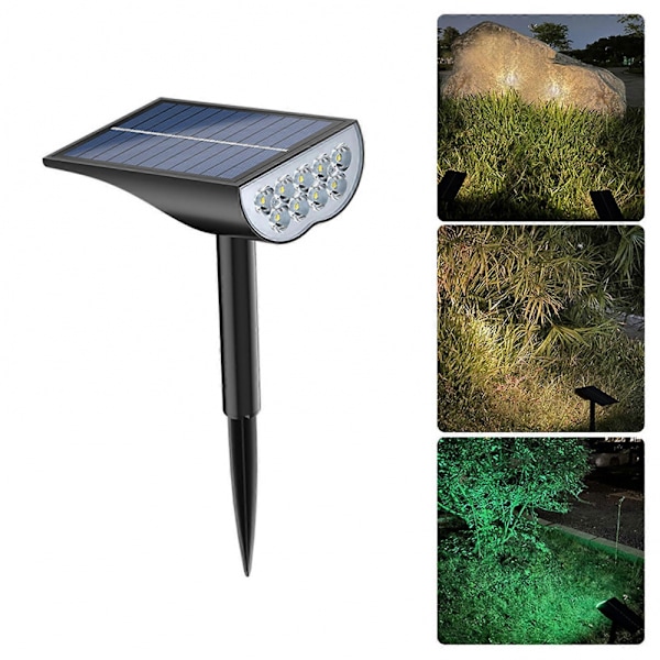 Solcellslampa för utomhus, trädgård, superljus, höga lumen, enkel att installera, vattentät, automatisk på/av, landskapsbelysning