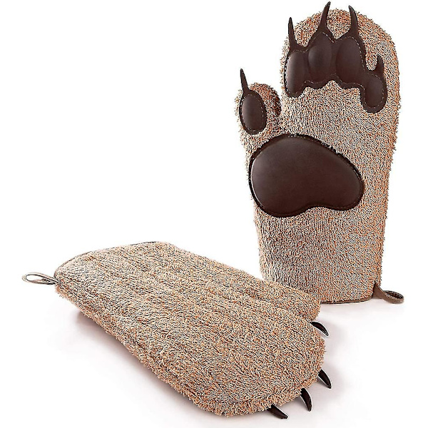 Esigner Bear Baking Gloves, blikkfanget på ethvert kjøkken, gryte