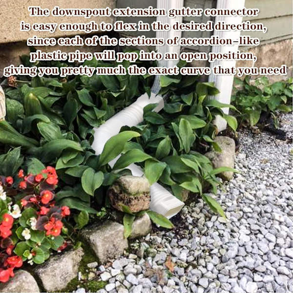 Gutter Downspout Extension, Flexible Gutter Downspout Extensions, Gutter C