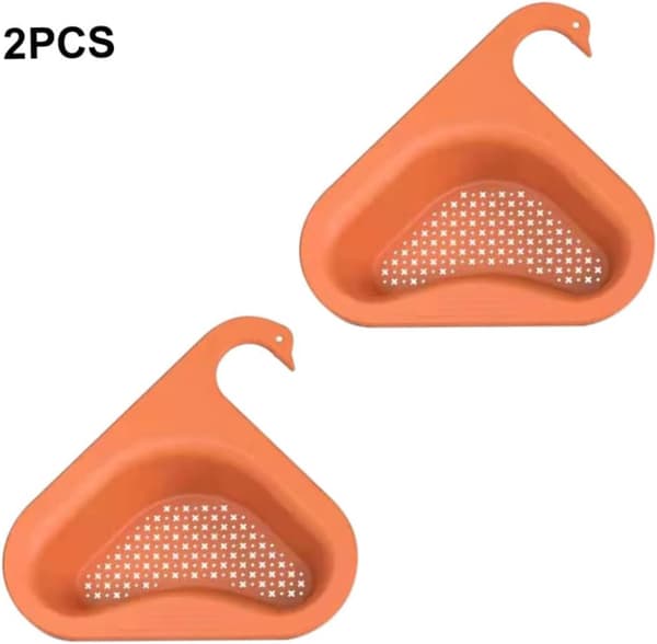 Triangelpar dräneringskök sil hörnställ sil orange 2 stycken