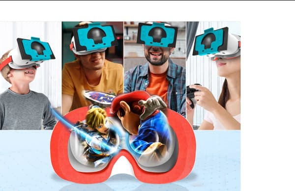 Switch VR -kuulokkeet ja VR Switch -virtuaalitodellisuuskytkin