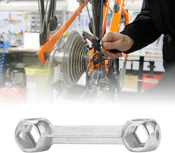 6-15mm Bærbar Cykel Nøgle, Anti-Rust Multifunktionel Hunde Knogle Hexago
