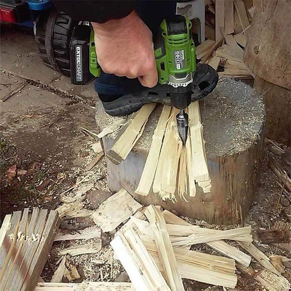 Log Splitter Træ Splitter, Heavy Duty Bor Skrue Kegle Brand Brand