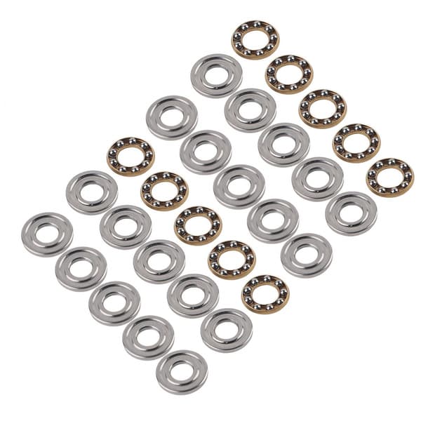 Miniatyr tryckkullager set 6x14x5mm Hög precision platt stål 10st