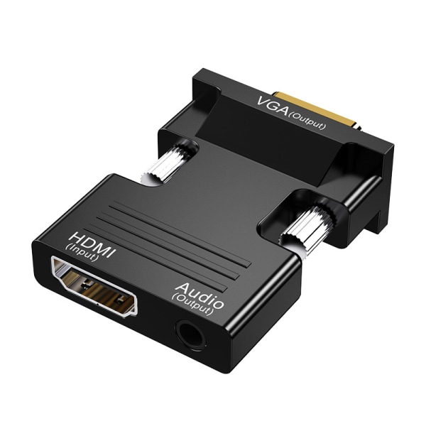 VGA till HDMI-adapter 1080P VGA hane till HDMI hona omvandlare för P