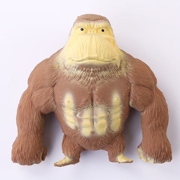 Stræk Gorilla Figur Latex Abe Gorilla Legetøj, Strækbar Abe