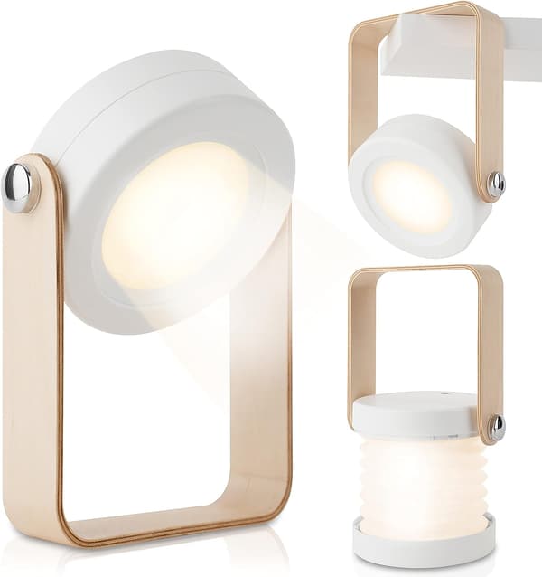 Oppladbar LED-lyktlampe, 2000 mAh dimbar multifunksjonell