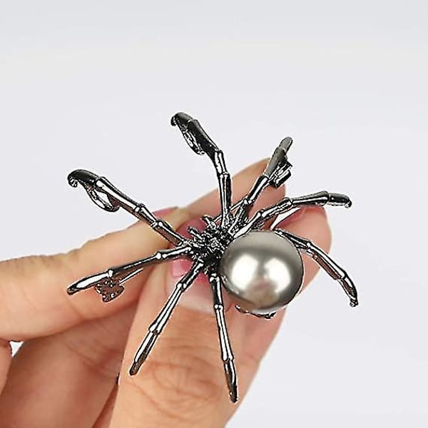 Spindelbrosch Häxa Häxa Smycken Halloween Pin 2st